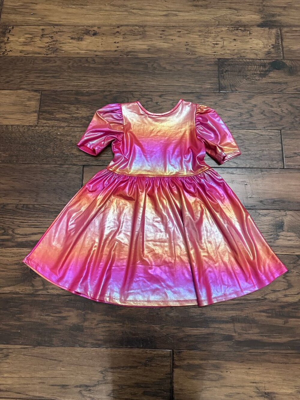 Pink Chicken Pink Rainbow Lame Dress* - Picture 4 of 5